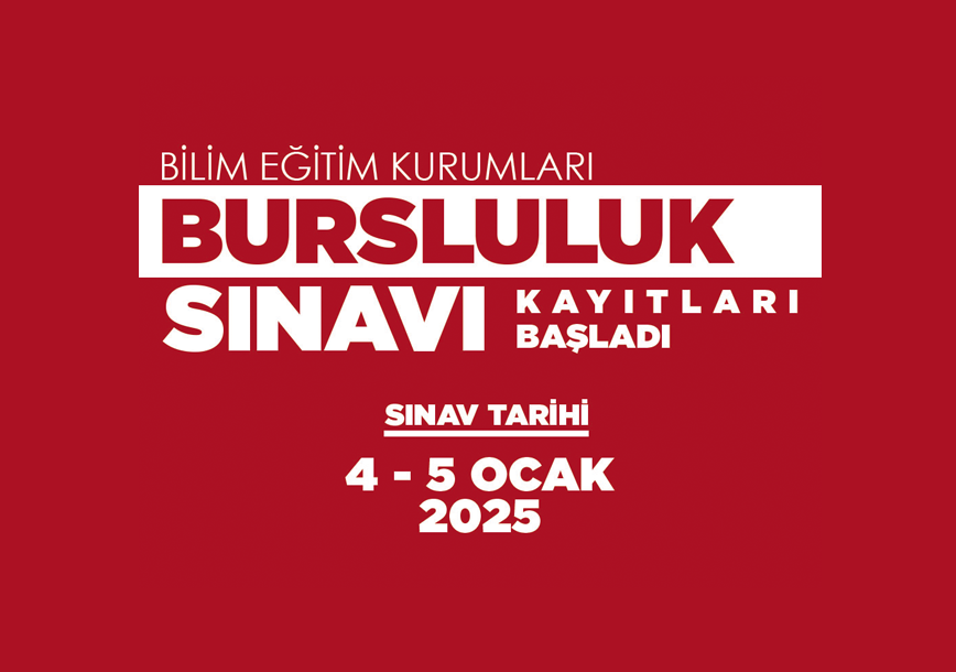 Bursluluk Sonavı Kayıtları Başladı Bursluluk Sonavı Kayıtları Başladı
